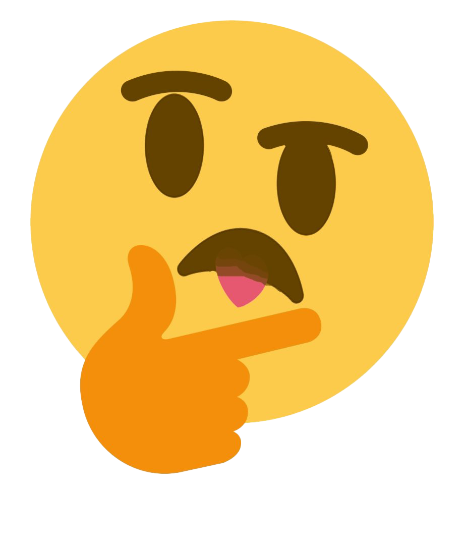 Emoji Face Lenny Transparent PNG Image
