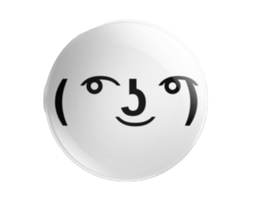 Face Lenny File Transparent PNG Image