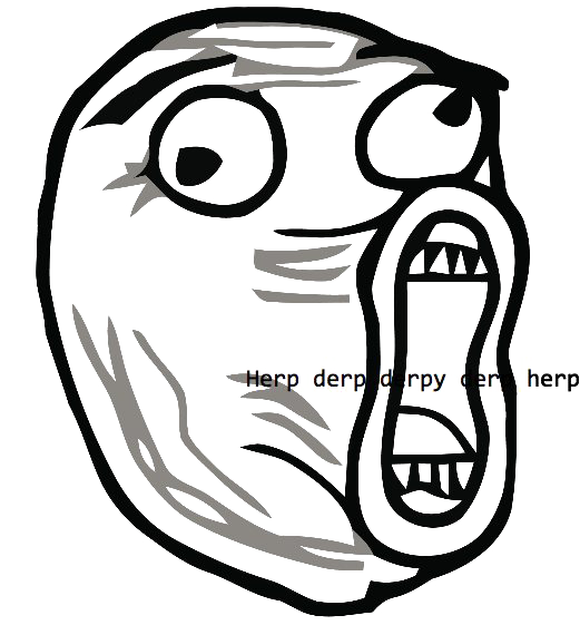 Face Derp Transparent PNG Image