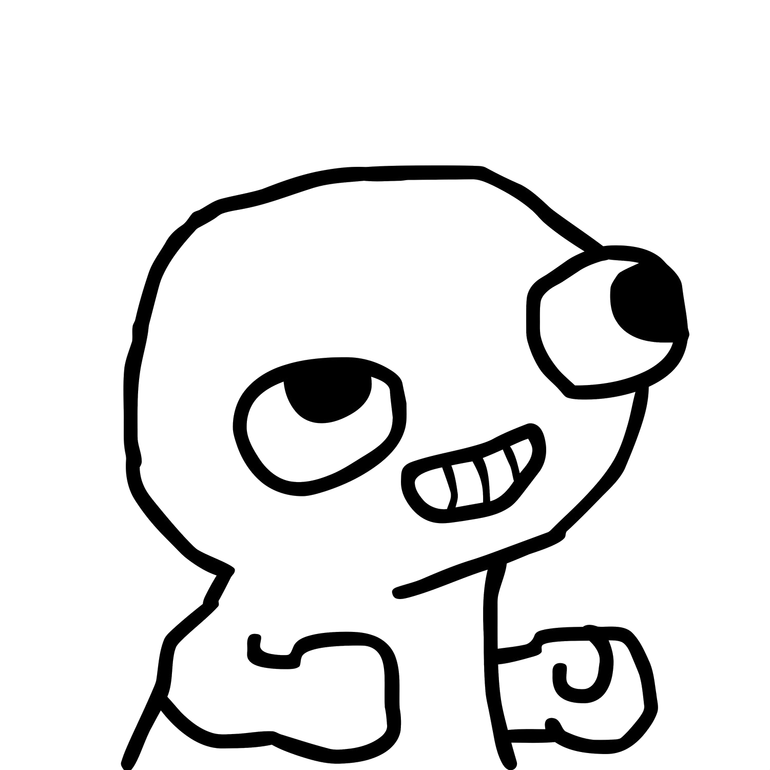 Face Derp Transparent PNG Image