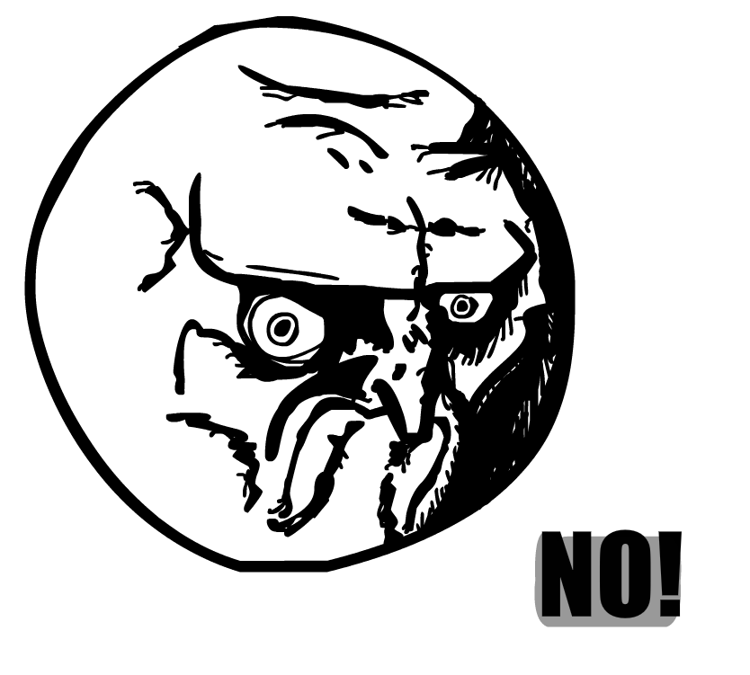 Face Rage No Transparent PNG Image