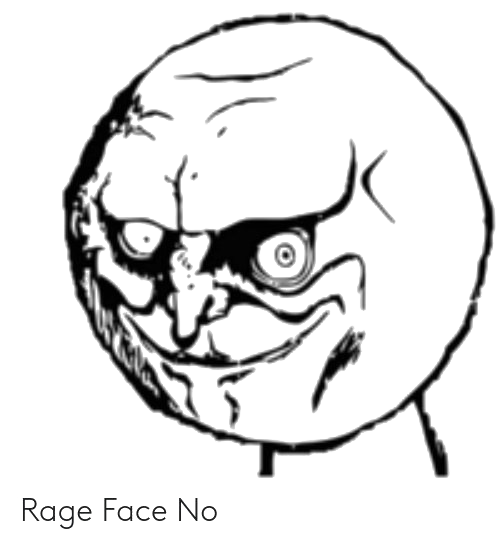 Face Rage No Transparent PNG Image