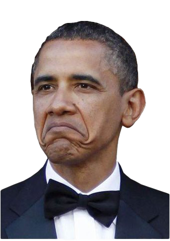Not Bad Face Obama Transparent PNG Image