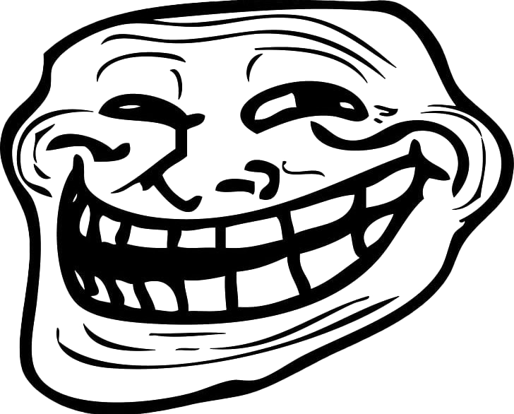 Comics Troll Face Rage Transparent PNG Image