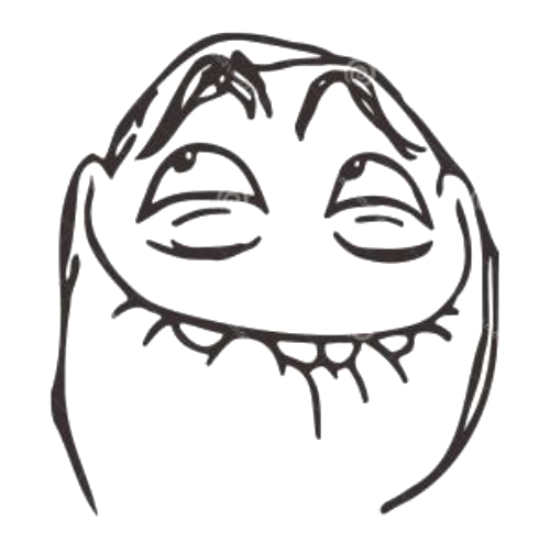 Comics Troll Face Rage Transparent PNG Image