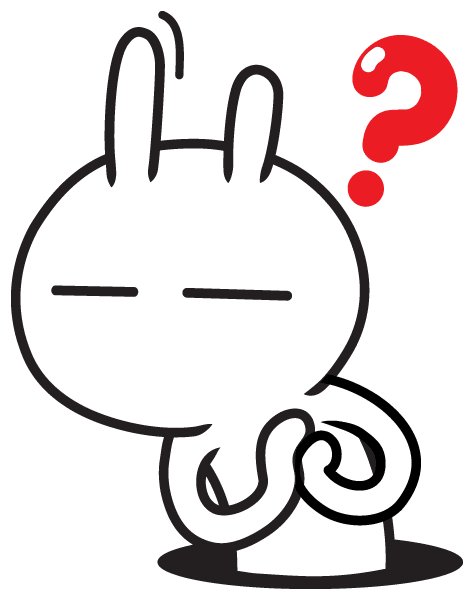 Facebook Sticker Tuzki Rabbit Transparent PNG Image
