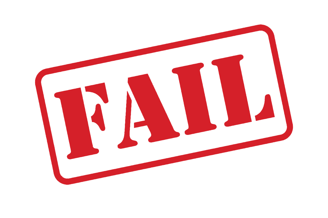 Fail Stamp Transparent PNG Image