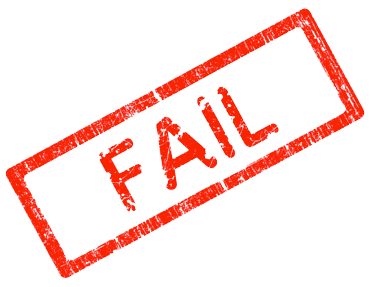 Fail Stamp Transparent PNG Image