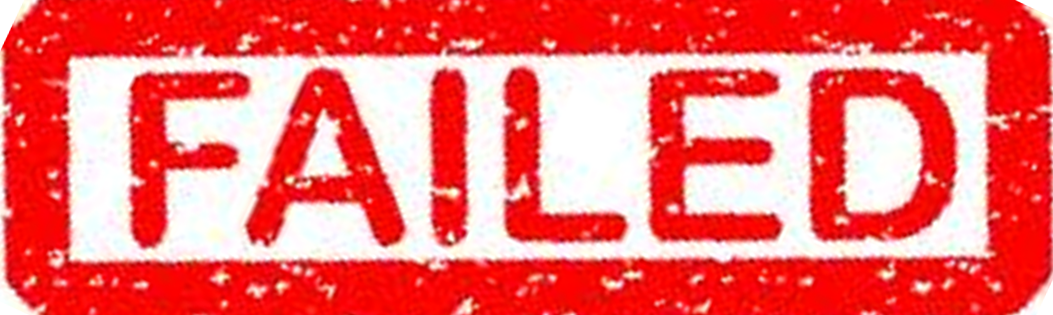 Fail Stamp Transparent PNG Image