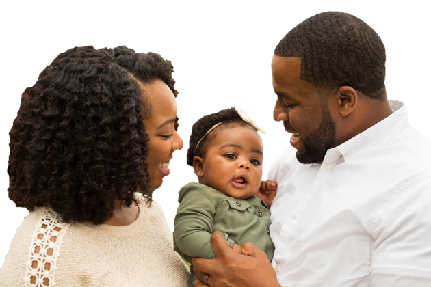 Black Family Transparent PNG Image