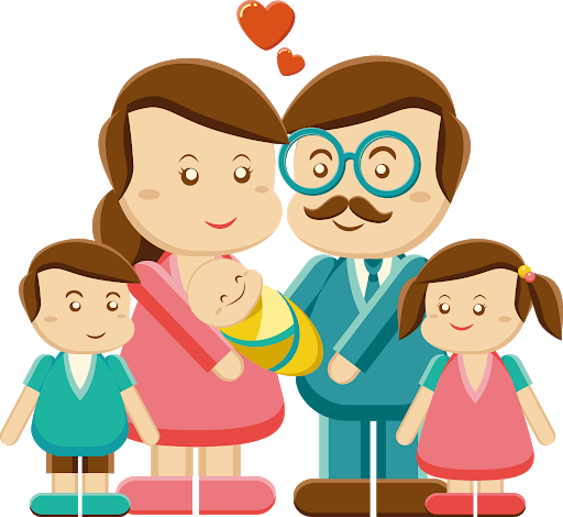 Vector Family Transparent PNG Image
