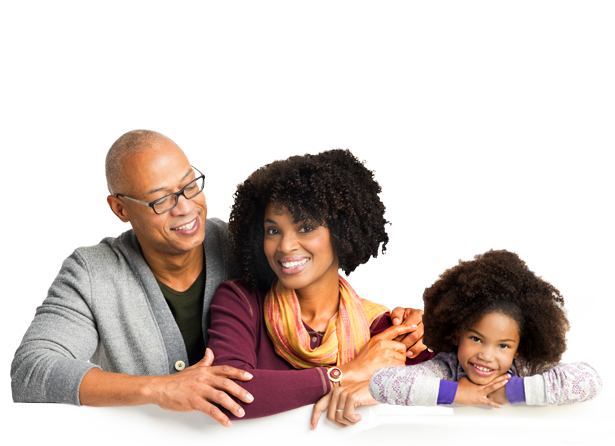 Black Family Transparent PNG Image