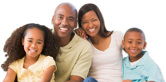 Black Family Transparent PNG Image