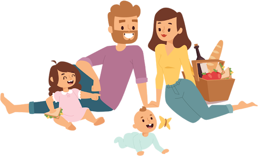 Vector Family Happy Transparent PNG Image