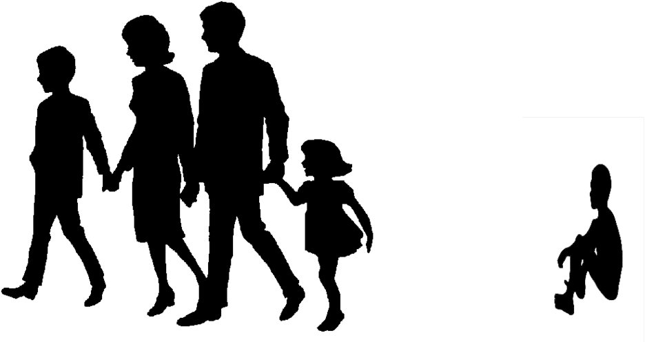 Walking Family Transparent PNG Image