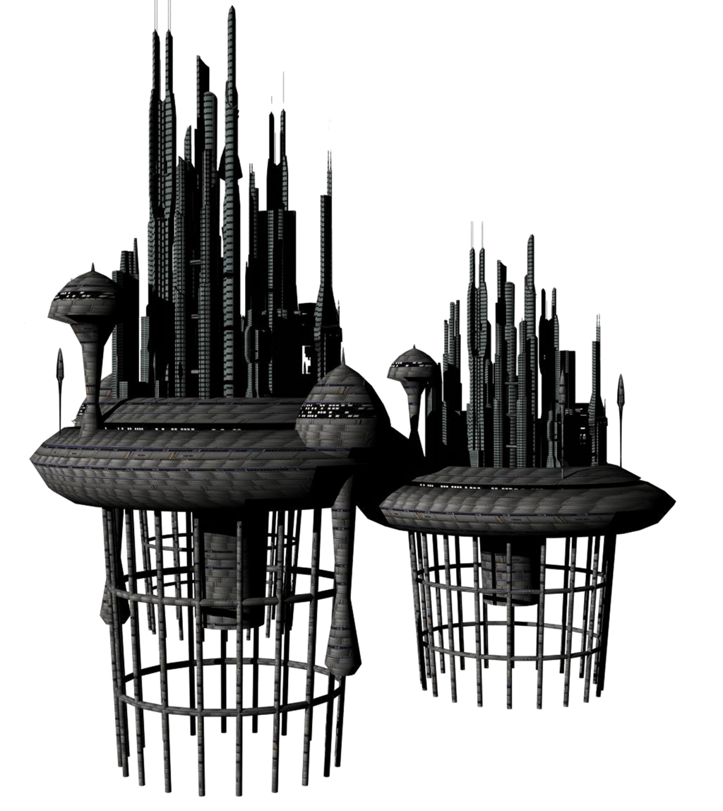 Fantasy City Transparent PNG Image