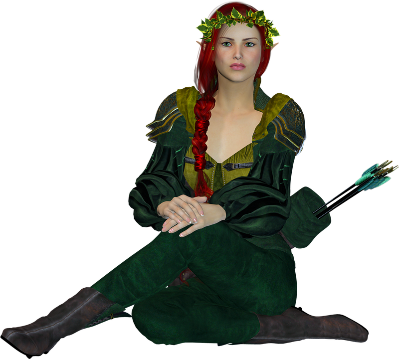 Fantasy Girl Transparent PNG Image