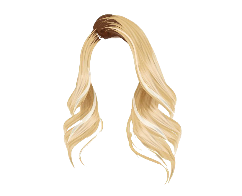 Hair Blonde File Transparent PNG Image