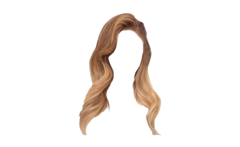 Hair Blonde Long Transparent PNG Image