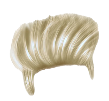 Hair Blonde Short Transparent PNG Image