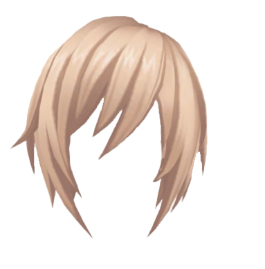 Hair Blonde Short Transparent PNG Image