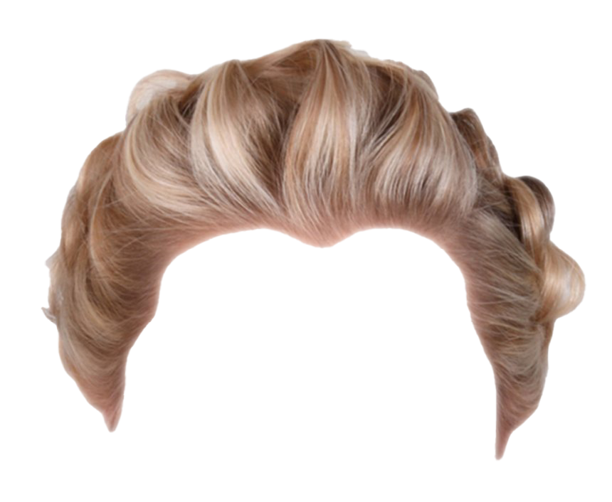 Hair Blonde Short Transparent PNG Image