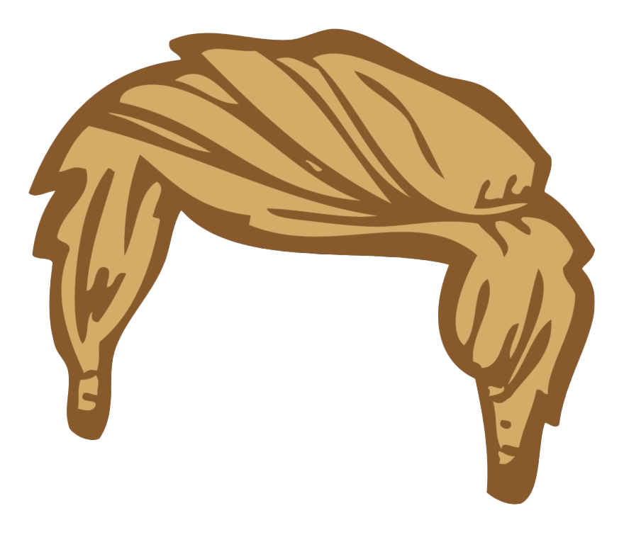 Hair Blonde Short Transparent PNG Image