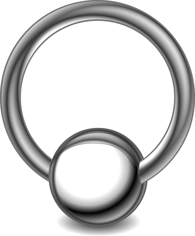 Ring Septum Nose Piercing Transparent PNG Image