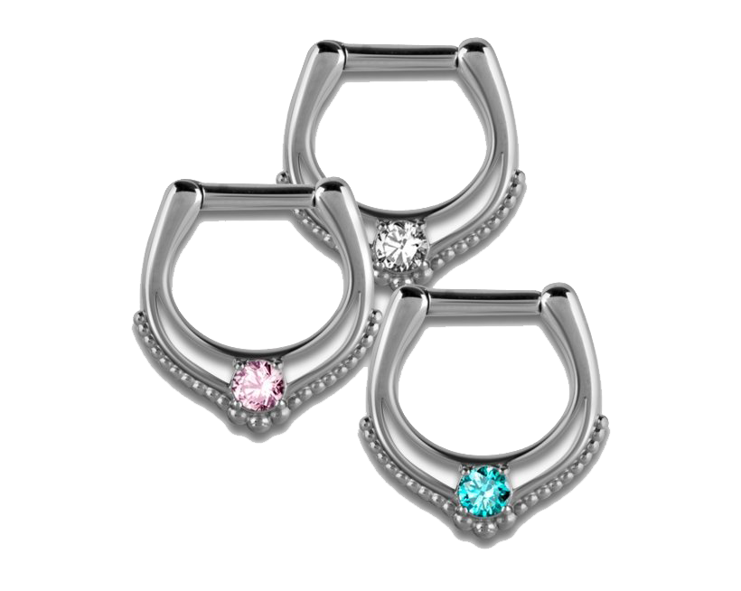 Septum Piercing Transparent PNG Image