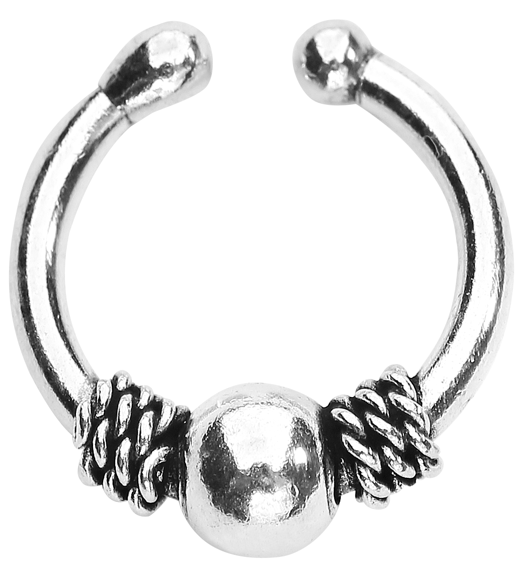 Septum Piercing Transparent PNG Image
