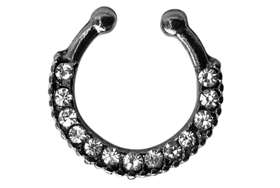 Ring Septum Piercing Transparent PNG Image