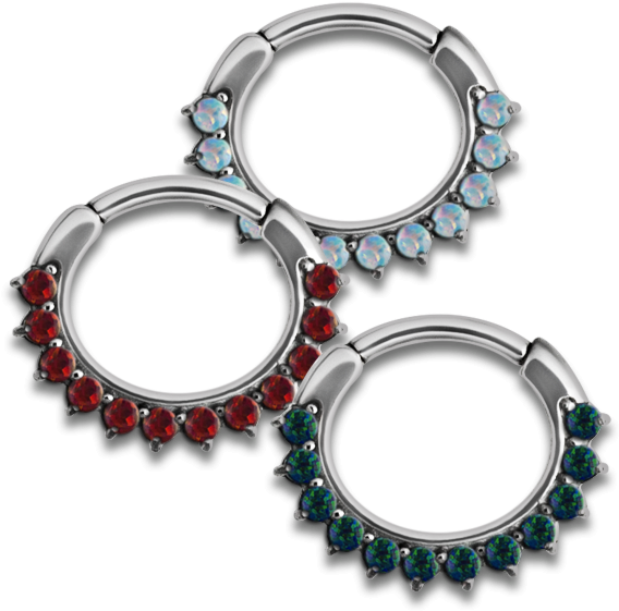 Ring Septum Piercing Transparent PNG Image