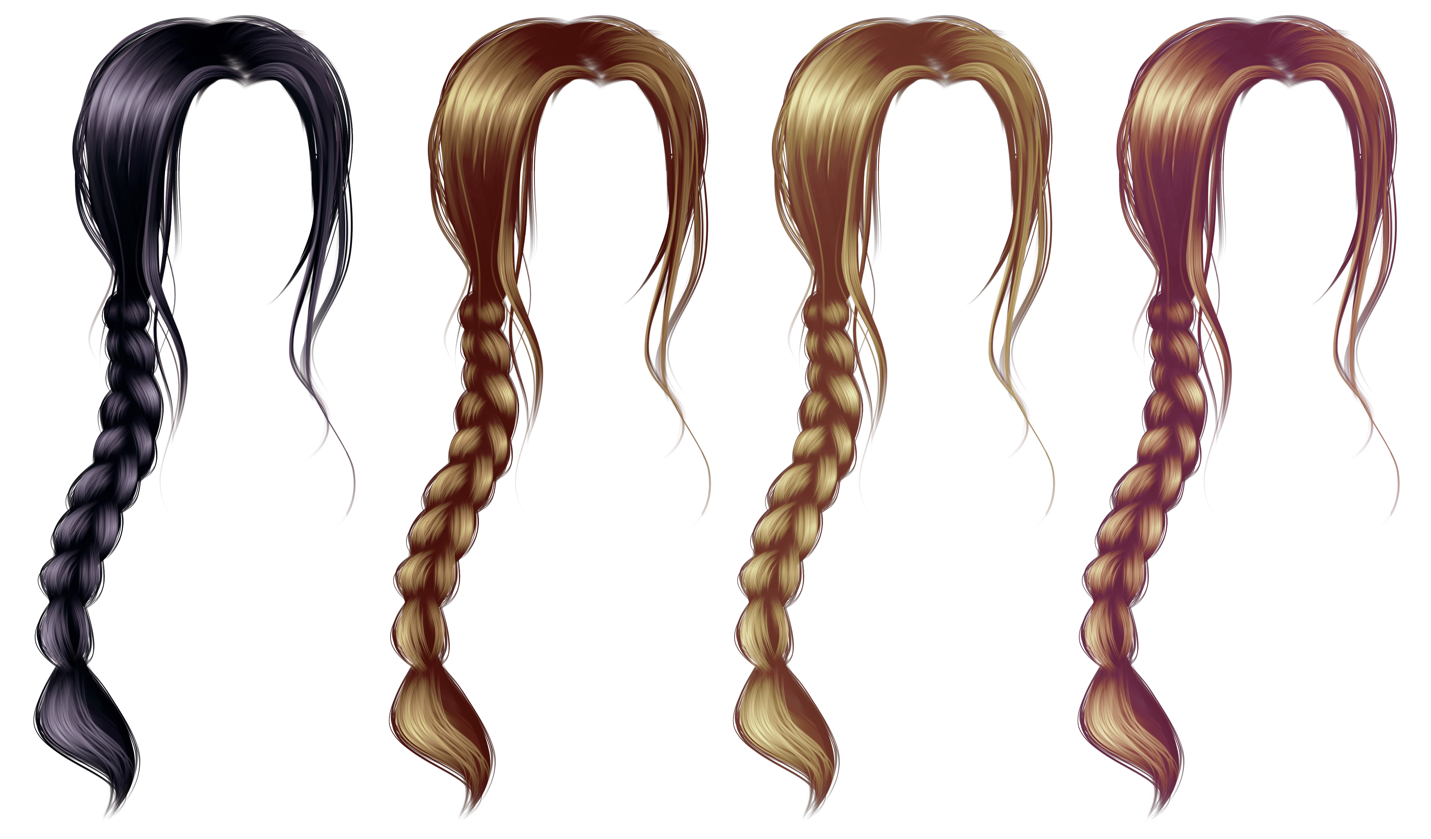 Hairstyle Braids Transparent PNG Image