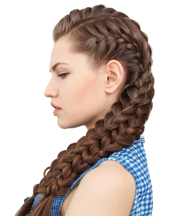 Hairstyle Braids Transparent PNG Image
