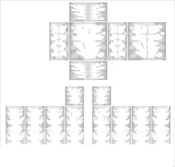 Roblox Shaded Shirt Template Transparent PNG Image