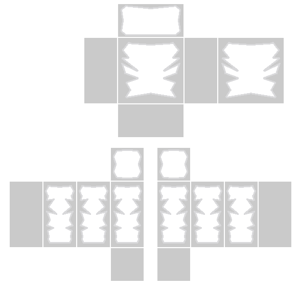 Roblox Shaded Shirt Template Transparent PNG Image
