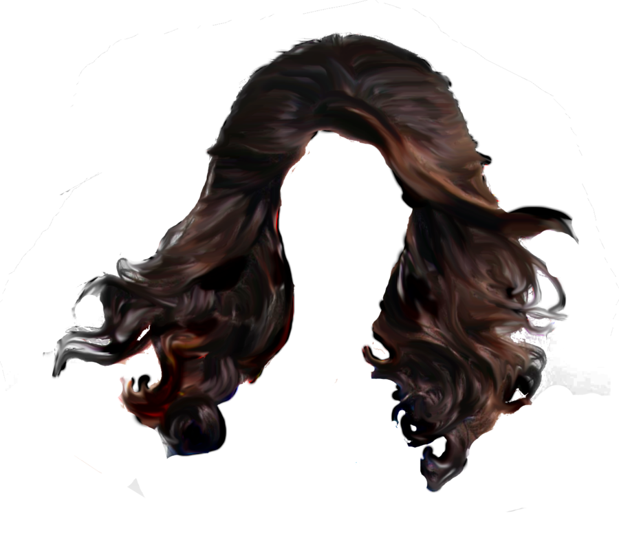 Girl Hairstyle Extension Transparent PNG Image