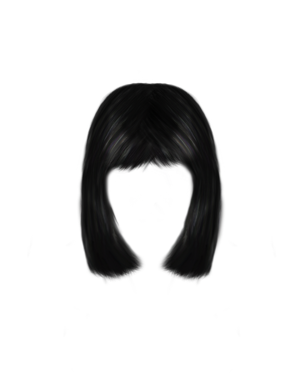 Girl Hairstyle Extension Transparent PNG Image