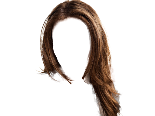 Girl Hairstyle Extension Transparent PNG Image