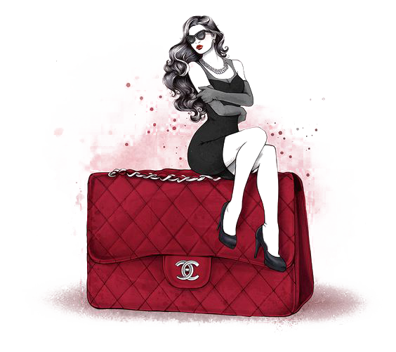 Bags Fashion Illustrator Drawing Illustration Transparent PNG Image