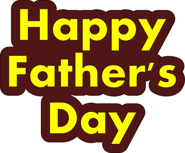 Fathers Day Transparent PNG Image