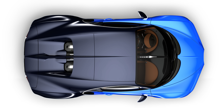 Blue Top Ferrari View Transparent PNG Image