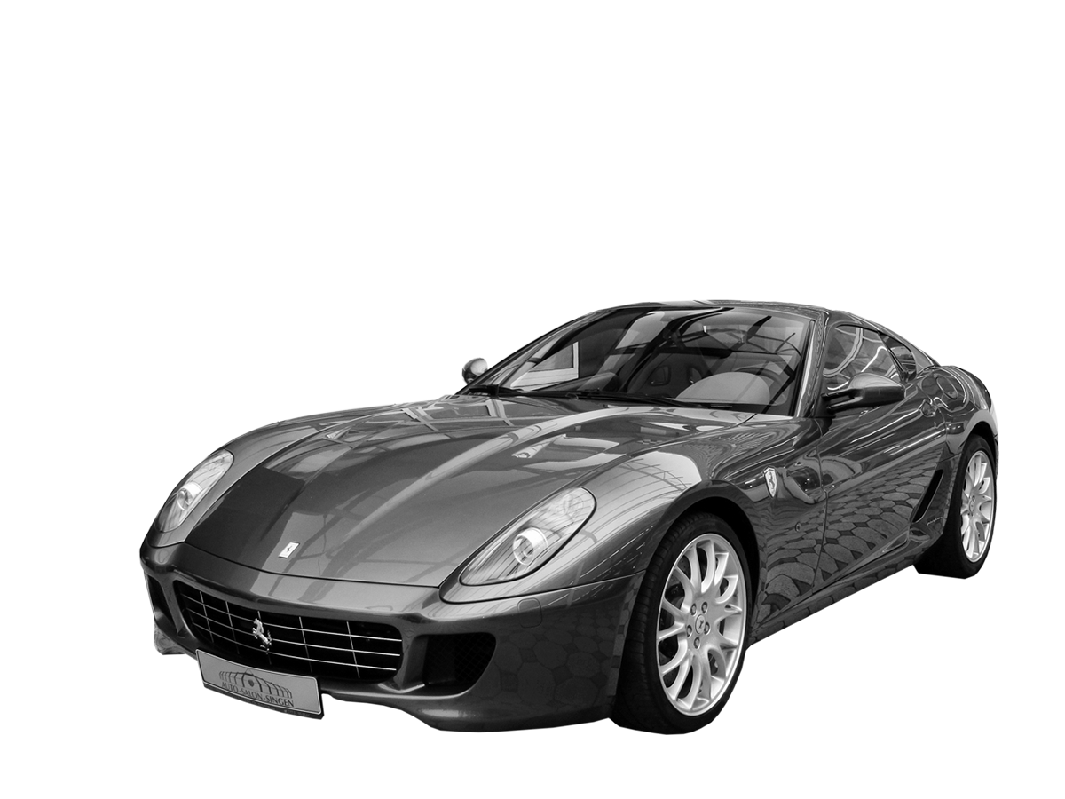 Car Black Ferrari Transparent PNG Image