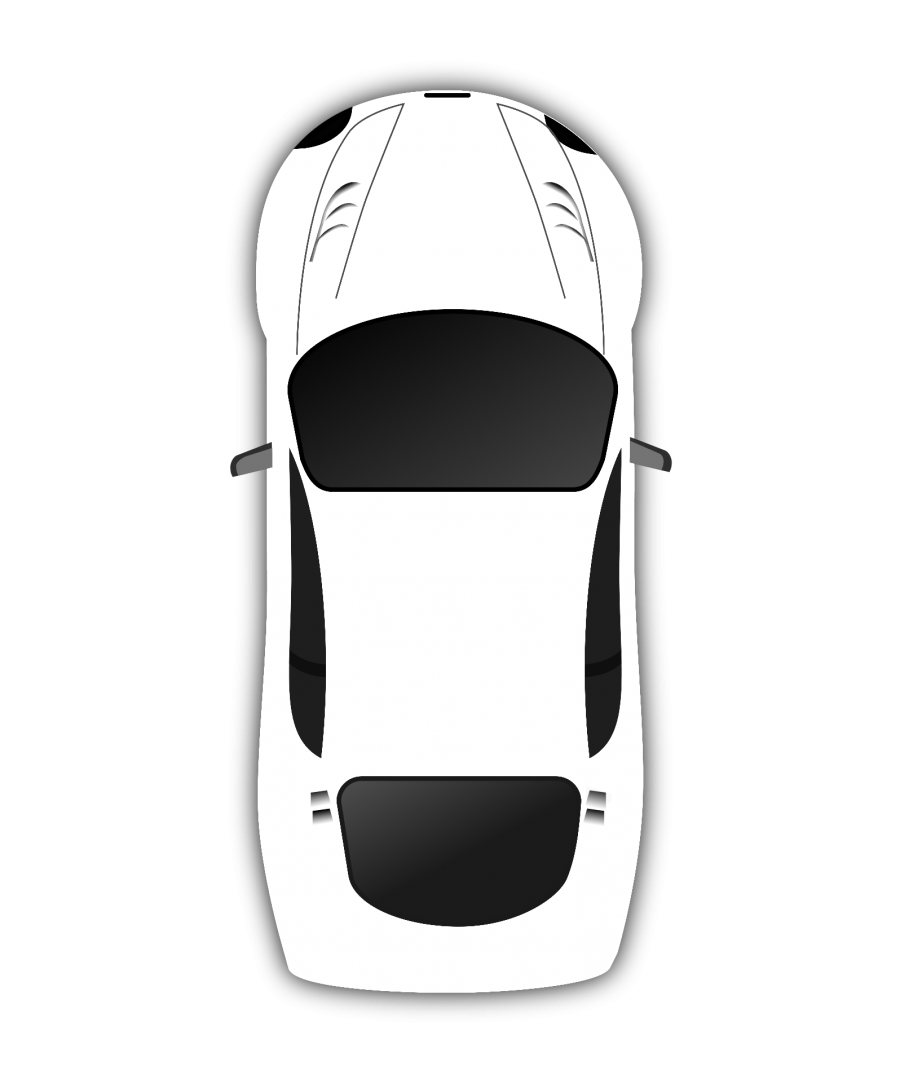 Top Ferrari View Transparent PNG Image