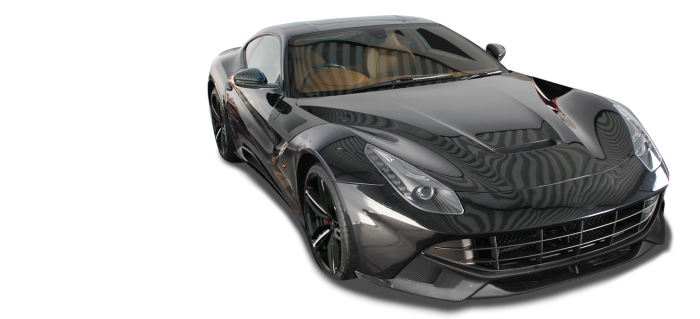 Ferrari Black Transparent PNG Image