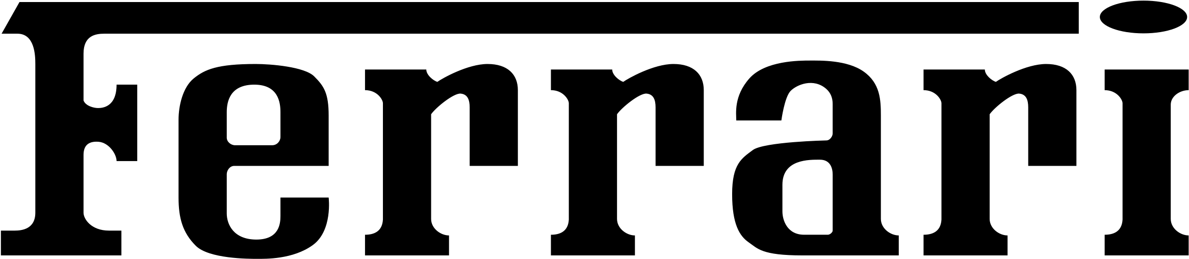 Logo Ferrari Transparent PNG Image