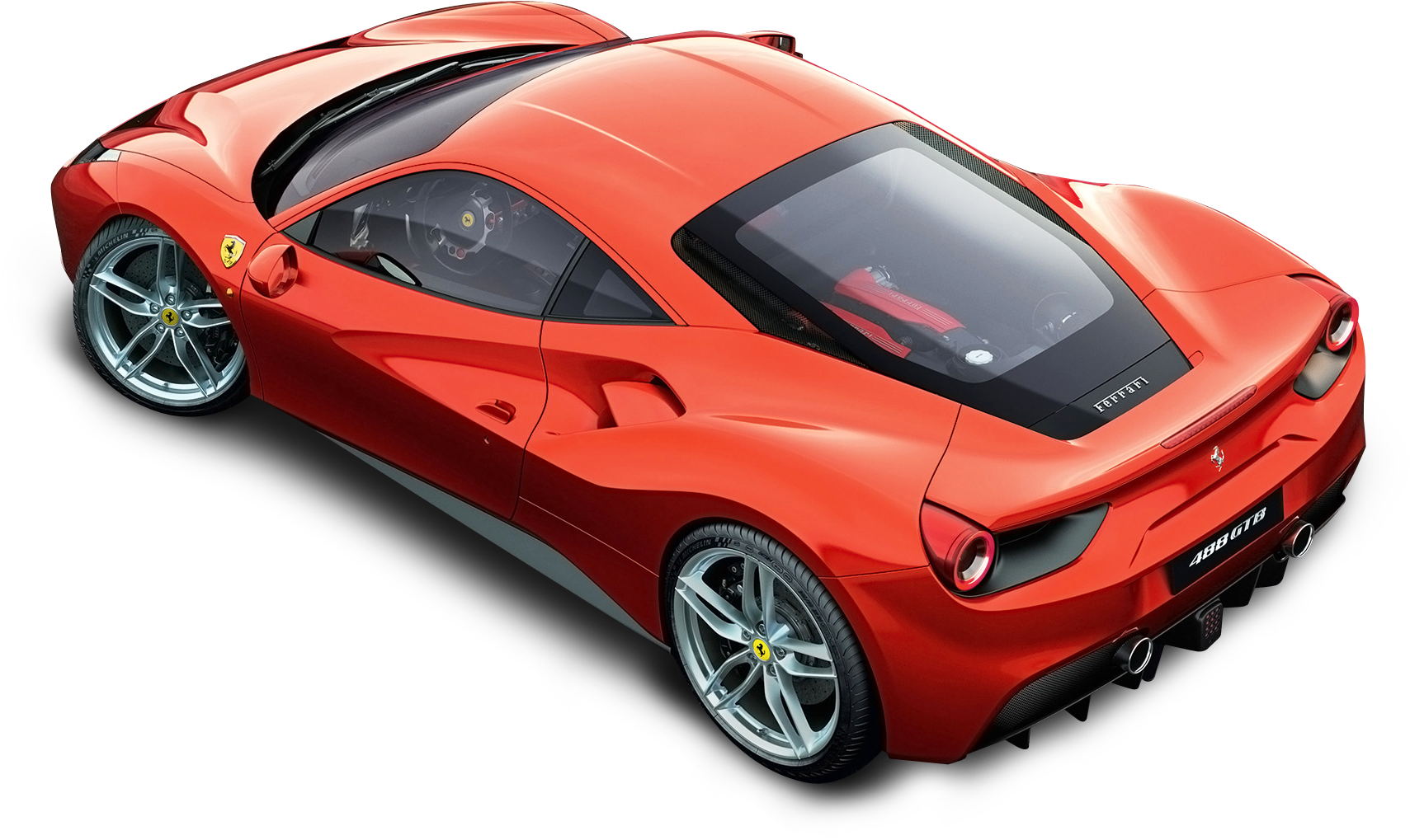 Ferrari Red Transparent PNG Image