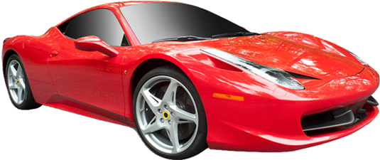 Ferrari Red Transparent PNG Image