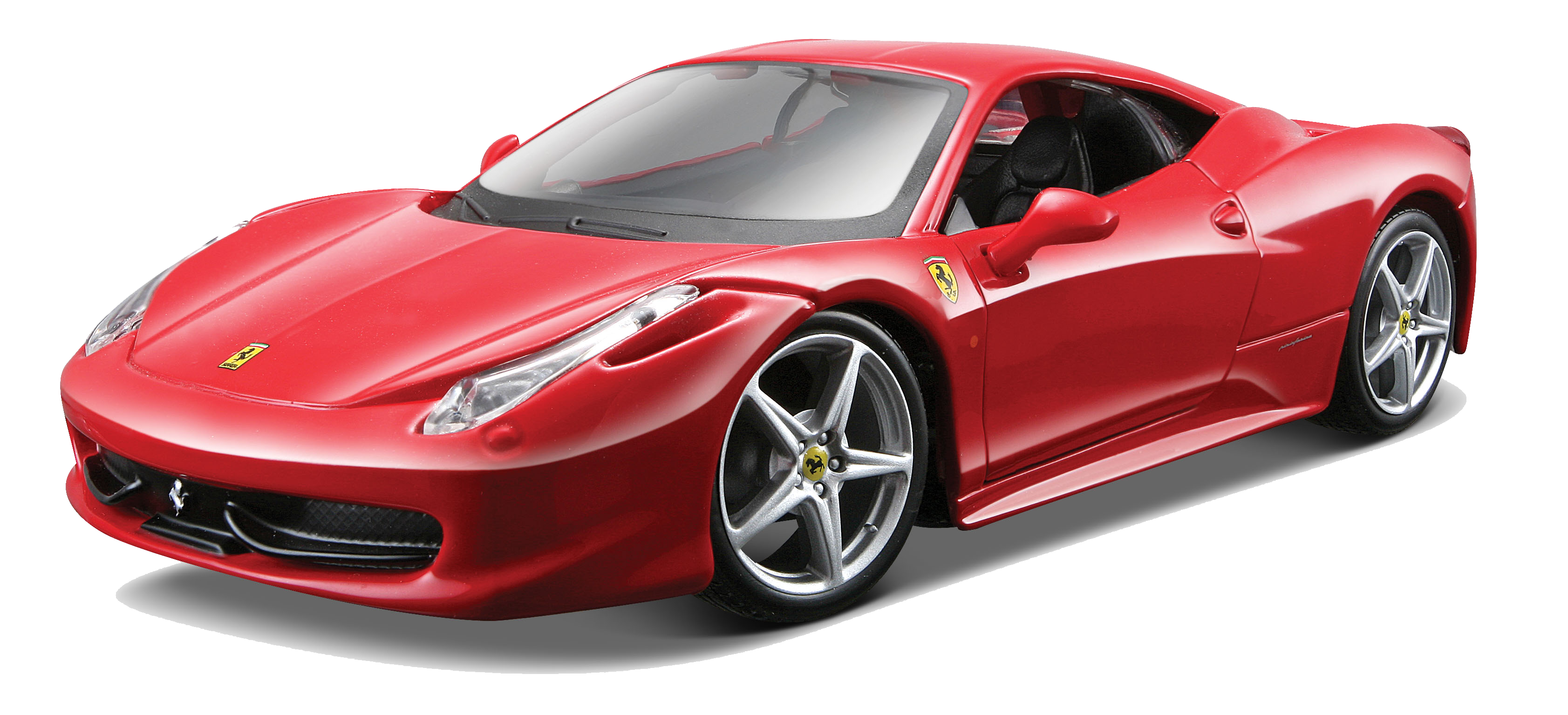 Ferrari Side Red View Transparent PNG Image