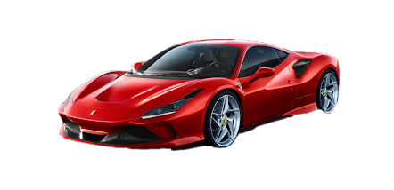 Ferrari Red Superfast Transparent PNG Image